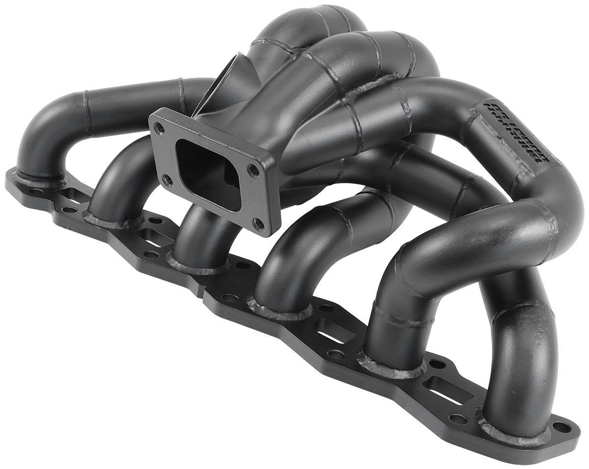 Aeroflow Performance Suits High Mount GT30-GT35 Turbo, with 50mm External Wastegate Flange Aeroflow Nissan RB30 T3 Turbo Manifold AF8247-6000 SR