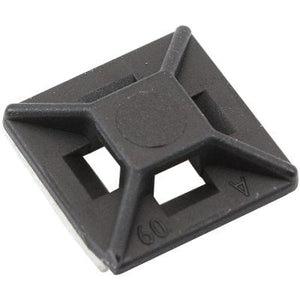 Aeroflow Cable Tie Self Adhesive Mount 12.5mm x 12.5mm - 25 Pack AF98-9996-25