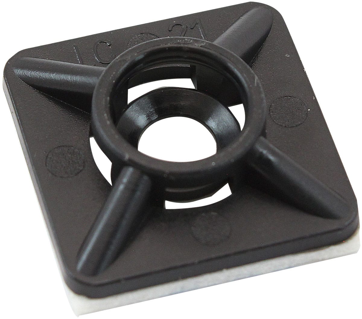Aeroflow Performance Tools & Shop Equipment Aeroflow Cable Tie Self Adhesive Mount 19mm x 19mm - 50 Pack AF98-9997-50 SR