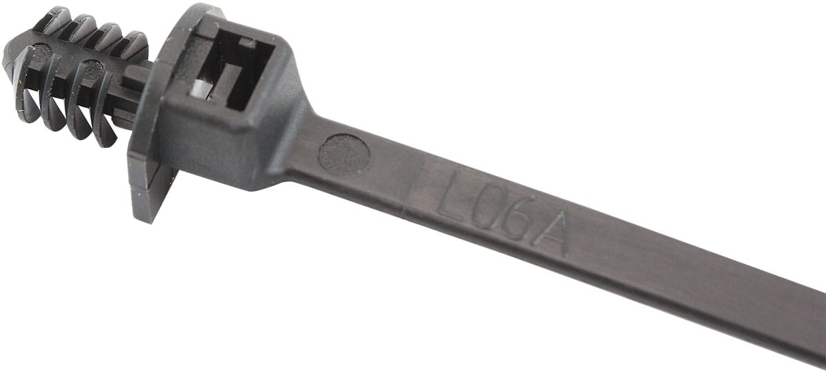 Aeroflow Performance Tools & Shop Equipment Aeroflow One Piece Fixed Fir Tree Cable Ties 4.8mm Wide x 210mm Long - 25 Pack AF98-4821-25 SR