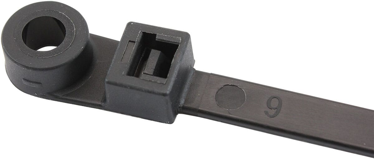 Aeroflow Performance Tools & Shop Equipment Aeroflow Screw Mounted Cable Ties 7.6mm Wide x 400mm Long - 1000 Pack AF98-7640-1000 SR