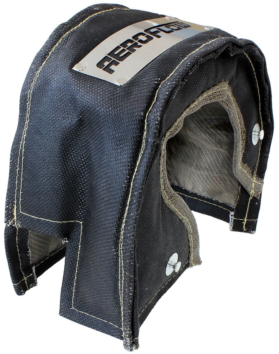 Aeroflow Performance Turbo Accessories AF91-1000 Turbo Bag / Blanket (Black with Logo) - Suit XR6, GT30/GT35 Internal Gate SR