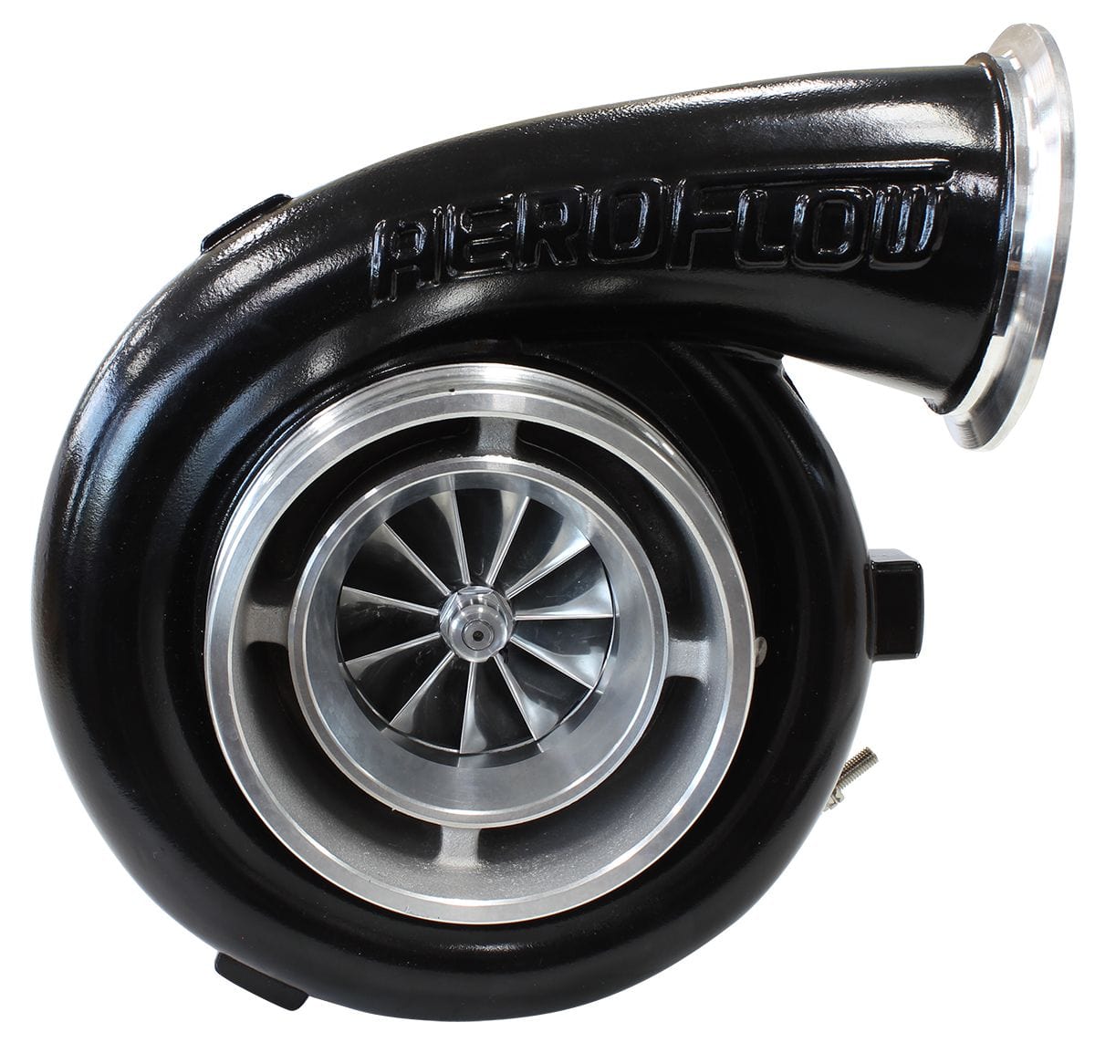 Aeroflow Performance Turbos Black BOOSTED 7075 V-Band 1.16 Turbocharger 950HP AF8005-4014 SR