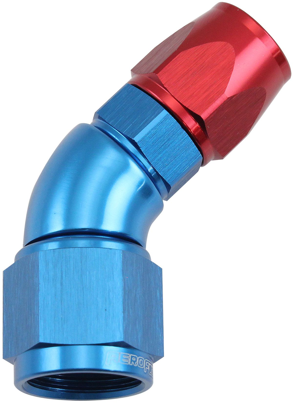 Aeroflow STEPPED 45 DEGREE END -6 HOSE AF572-06-08D SR