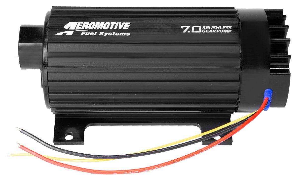 AEROMOTIVE Brushless In-Line Spur Gear - 7.0 GPM (26.5 LPM) - Signature Body Brushless In-Line Spur Gear - 7.0 GPM (26.5 LPM) - Signature Body SR