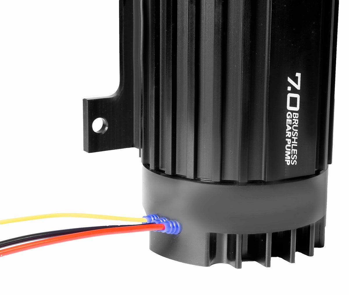 AEROMOTIVE Brushless In-Line Spur Gear - 7.0 GPM (26.5 LPM) - Signature Body Brushless In-Line Spur Gear - 7.0 GPM (26.5 LPM) - Signature Body SR