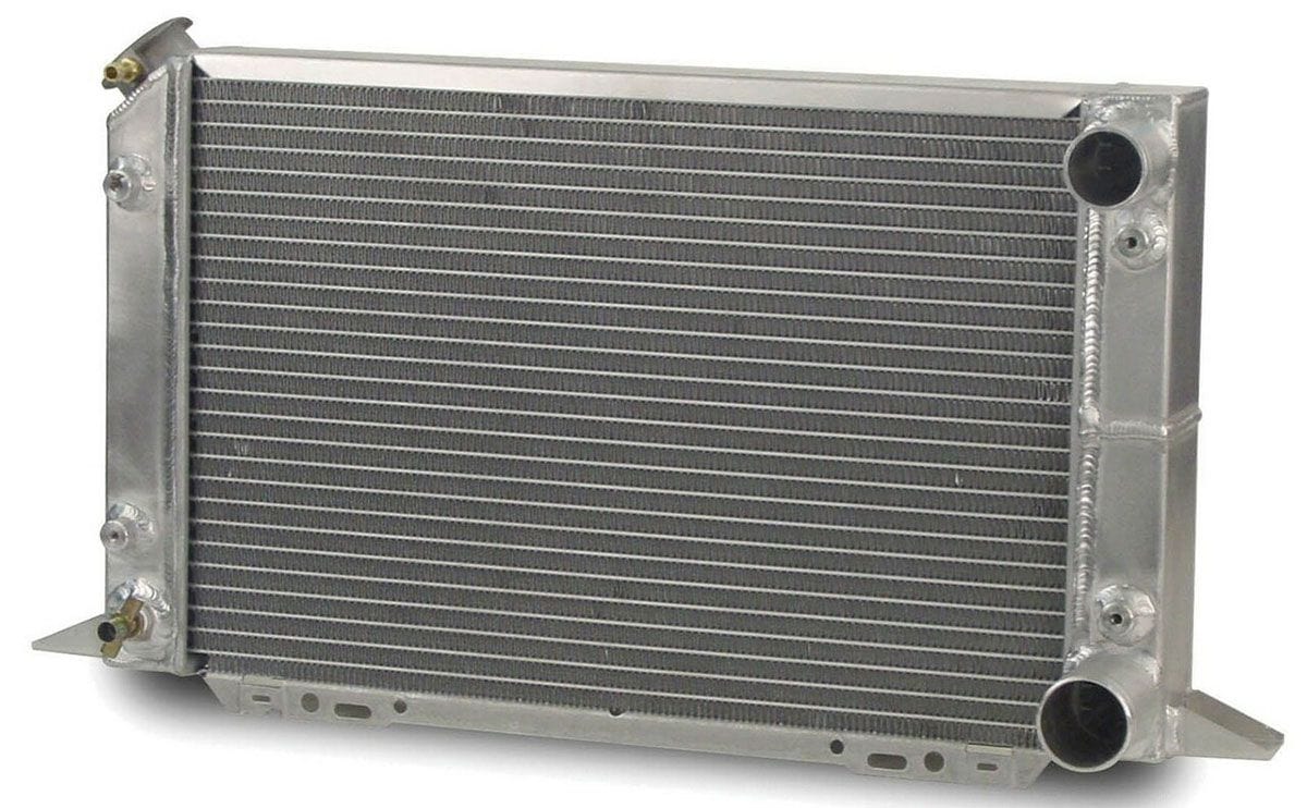 AFCO Double Pass, Overall Height 13.25" x 21.5" Tank Width, RH Inlet, RH o AFCO Scirocco-Style Drag Racing Radiator AFC80104N SR