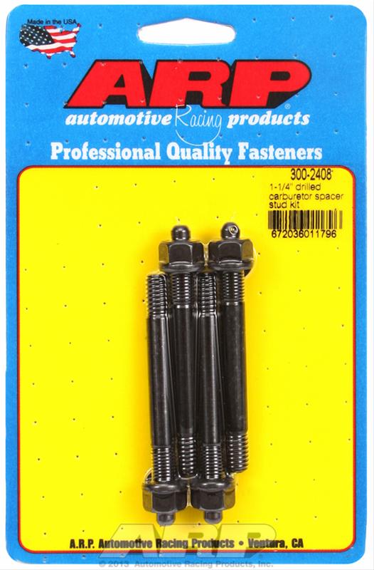 ARP ARP 1-1/4" drilled carburetor spacer stud kit (300-2408) SR