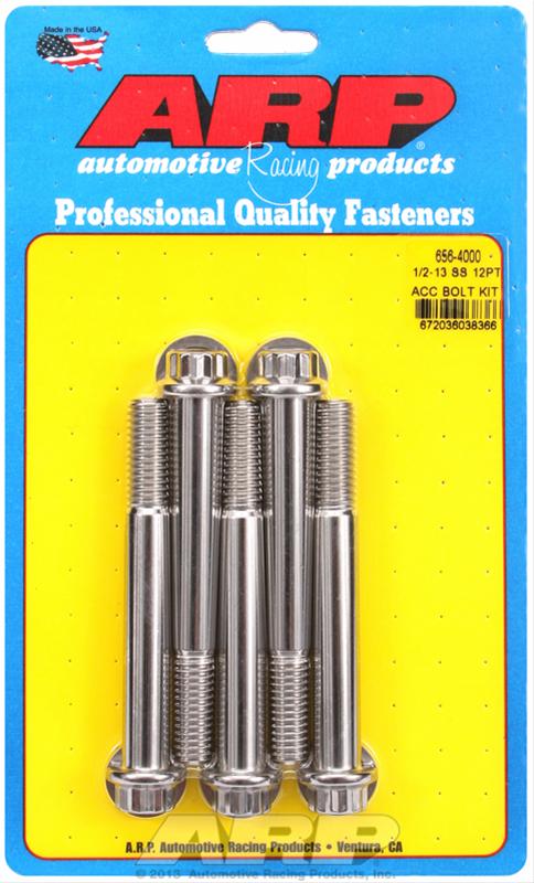 ARP ARP 1/2"-13 x 4.000 12pt SS bolts (656-4000) SR