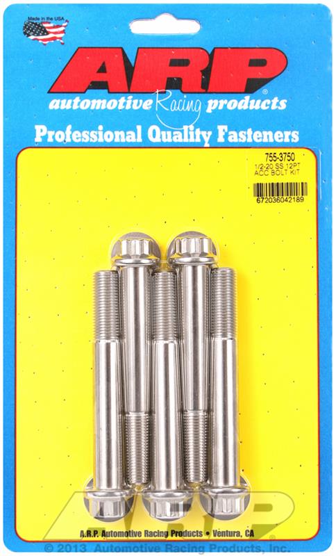 ARP ARP 1/2"-20 x 3.750 12pt SS bolts (755-3750) SR