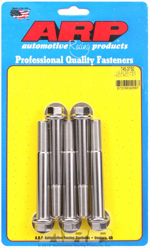 ARP ARP 1/2"-20 x 3.750 hex SS bolts (745-3750) SR