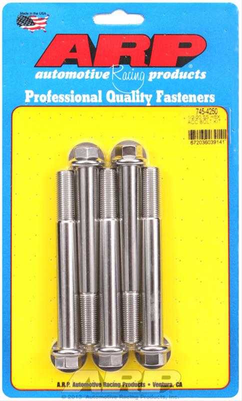 ARP ARP 1/2"-20 x 4.250 hex SS bolts (745-4250) SR