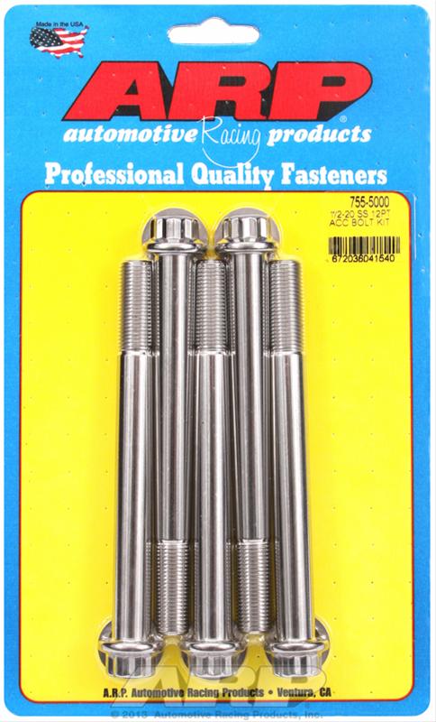 ARP ARP 1/2"-20 x 5.000 12pt SS bolts (755-5000) SR