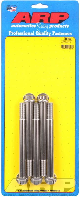 ARP ARP 1/2"-20 x 5.500 12pt SS bolts (755-5500) SR