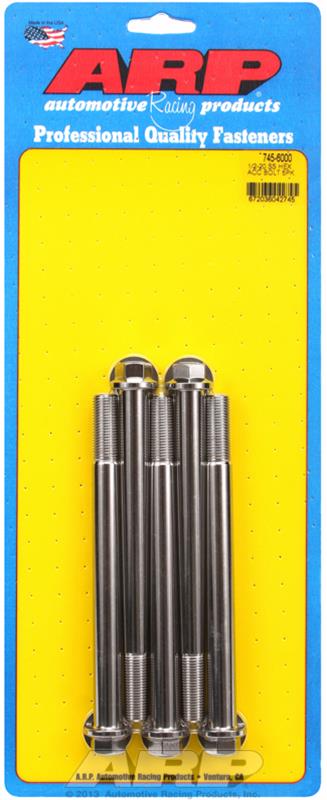 ARP ARP 1/2"-20 x 6.000 hex SS bolts (745-6000) SR