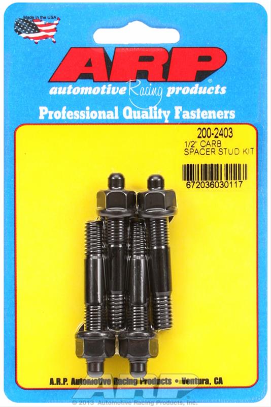 ARP ARP 1/2" carburetor spacer stud kit 2.225" OAL (200-2403) SR