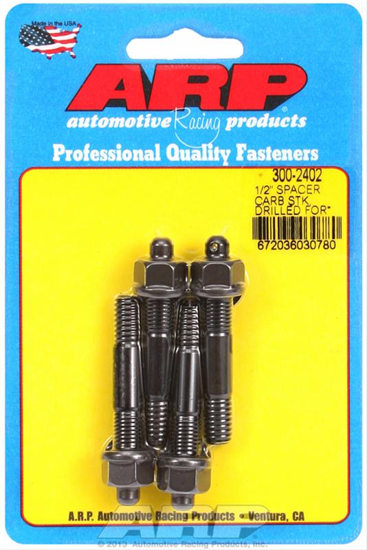 ARP ARP 1/2" drilled carburetor spacer stud kit (300-2402) SR