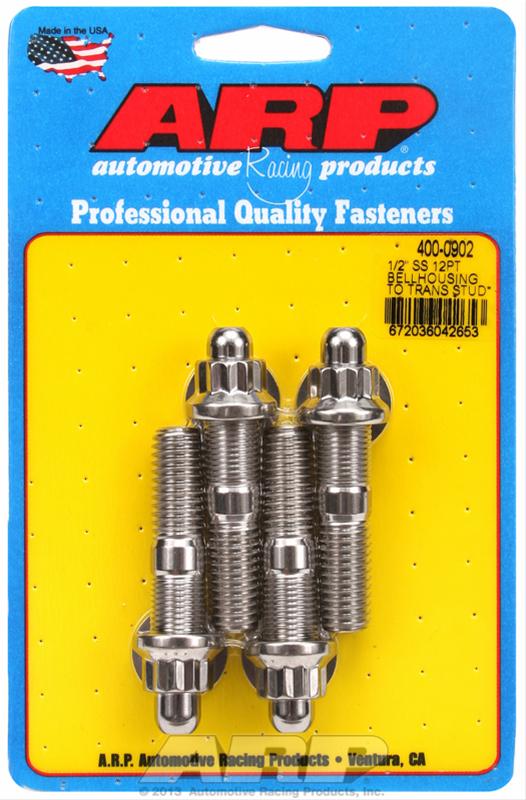 ARP ARP 1/2" SS 12pt bellhousing to trans stud kit (400-0902) SR