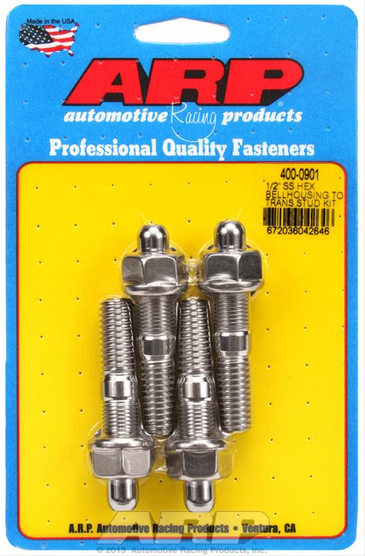 ARP ARP 1/2" SS hex bellhousing to trans stud kit (400-0901) SR