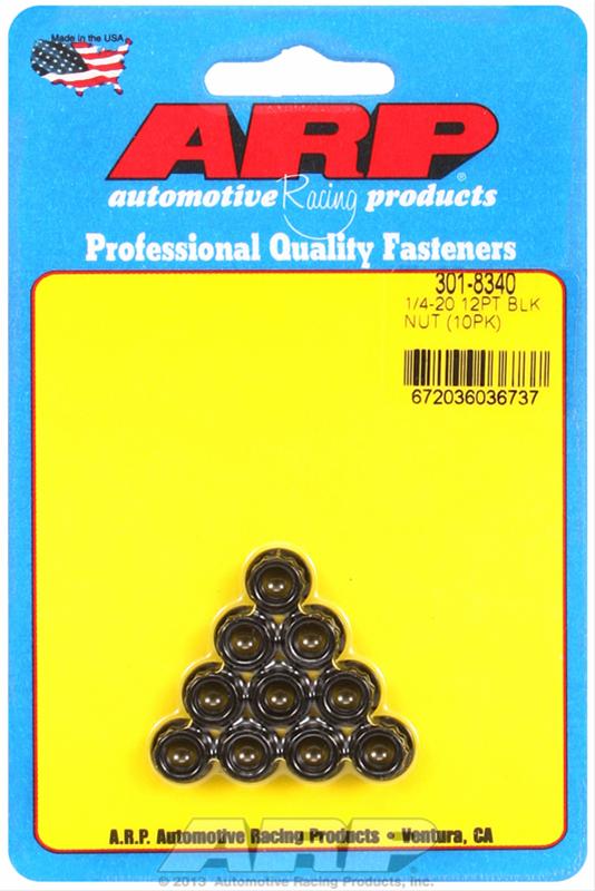 ARP ARP 1/4-20 12pt nut kit (301-8340) SR