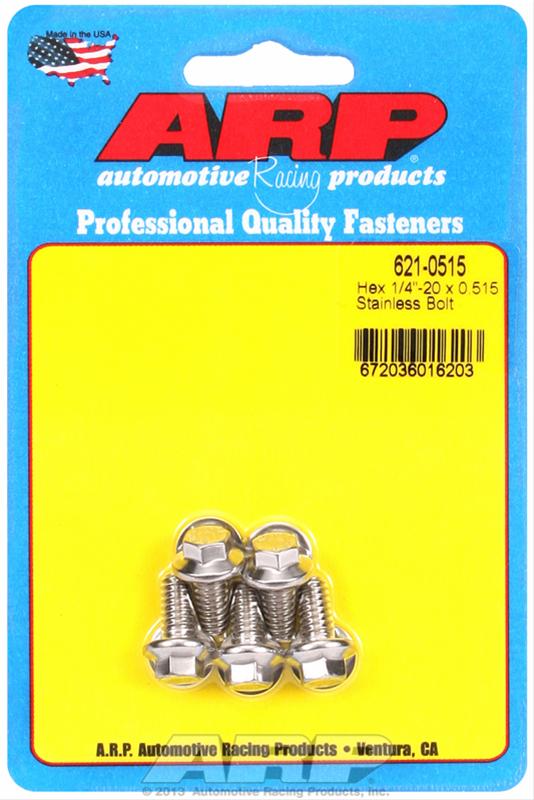 ARP ARP 1/4"-20 x 0.515 hex SS bolts (621-0515) SR