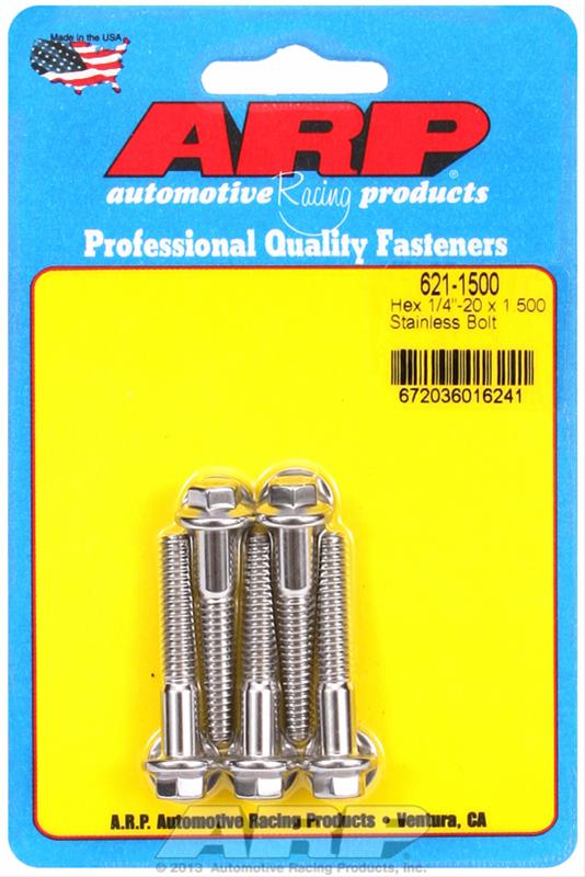 ARP ARP 1/4"-20 x 1.500 hex SS bolts (621-1500) SR