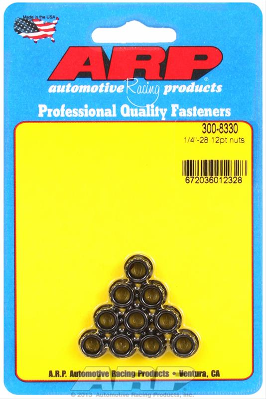 ARP ARP 1/4"-28 12pt nut kit (300-8330) SR