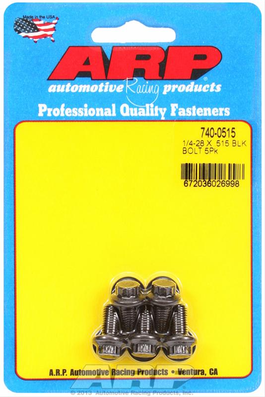 ARP ARP 1/4"-28 x .515 12pt black oxide bolts (740-0515) SR