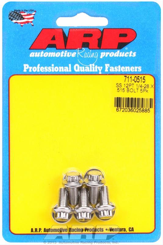 ARP ARP 1/4"-28 x .515 12pt SS bolts (711-0515) SR