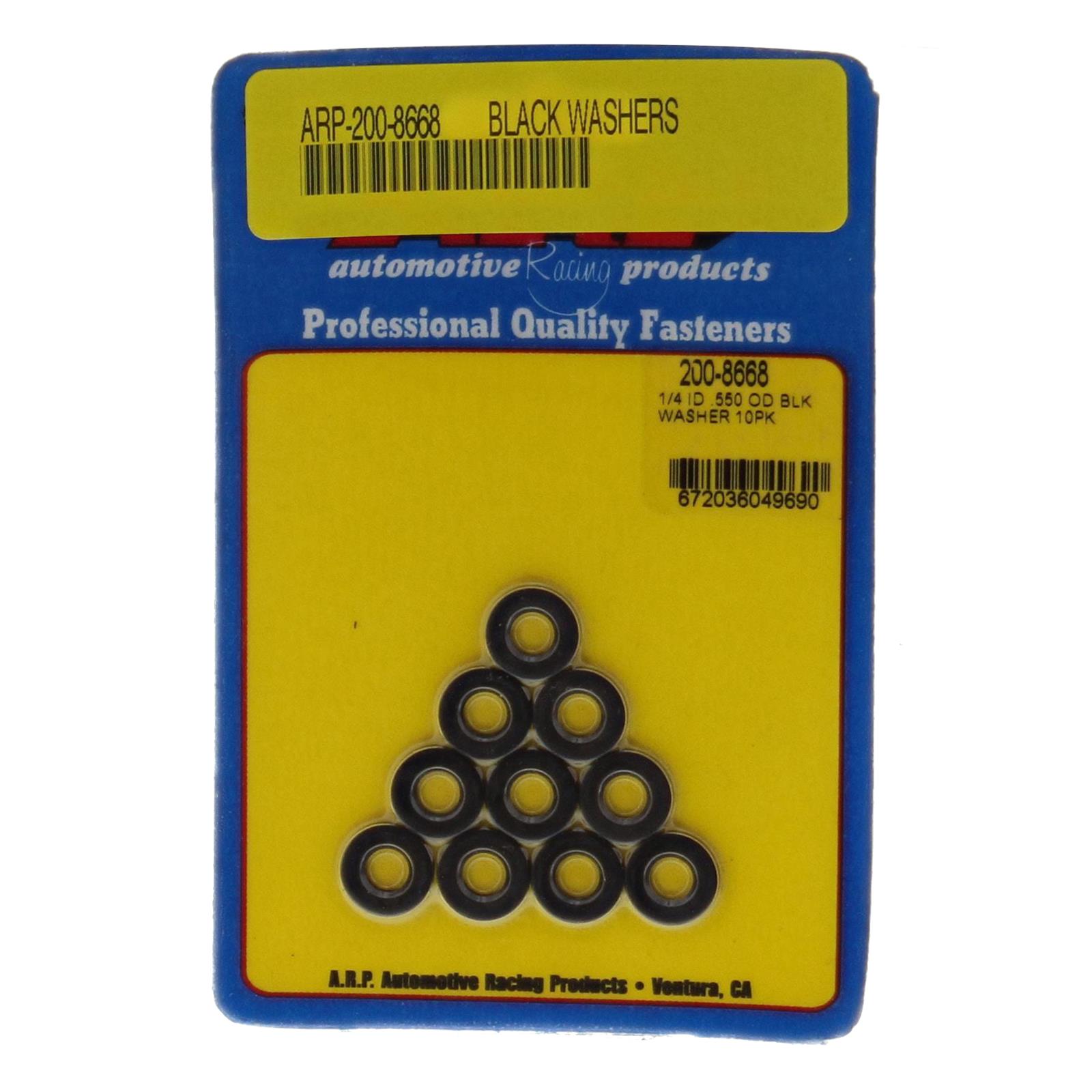 ARP ARP 1/4 ID .550 OD black washer 10pk (200-8668) SR