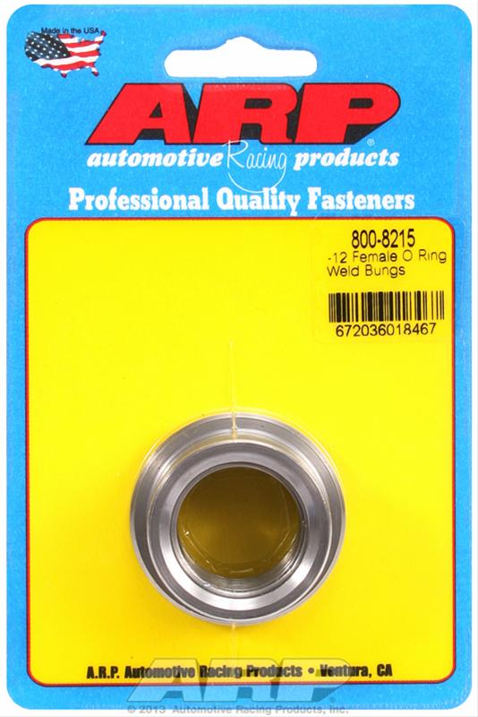 ARP ARP -12 female O ring steel weld bung (800-8215) SR