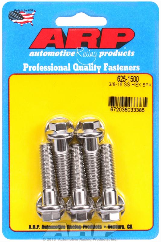ARP ARP 3/8"-16 x 1.500 hex 7/16 wrenching SS bolts (625-1500) SR