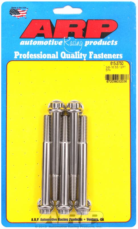 ARP ARP 3/8"-16 x 3.750 12pt 7/16 wrenching SS bolts (615-3750) SR