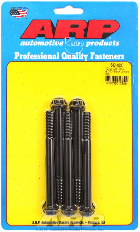 ARP ARP 3/8"-16 x 4.000 12pt black oxide bolts (642-4000) SR
