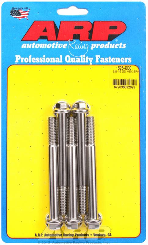 ARP ARP 3/8"-16 x 4.000 hex 7/16 wrenching SS bolts (625-4000) SR