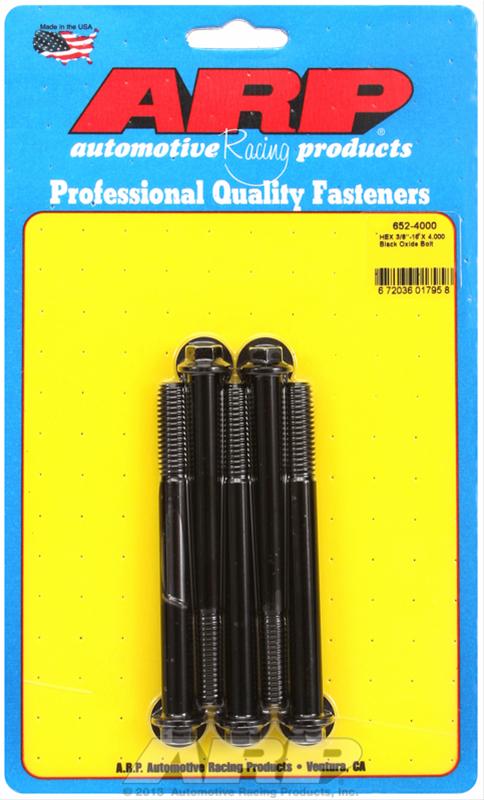 ARP ARP 3/8"-16 X 4.000 hex black oxide bolts (652-4000) SR