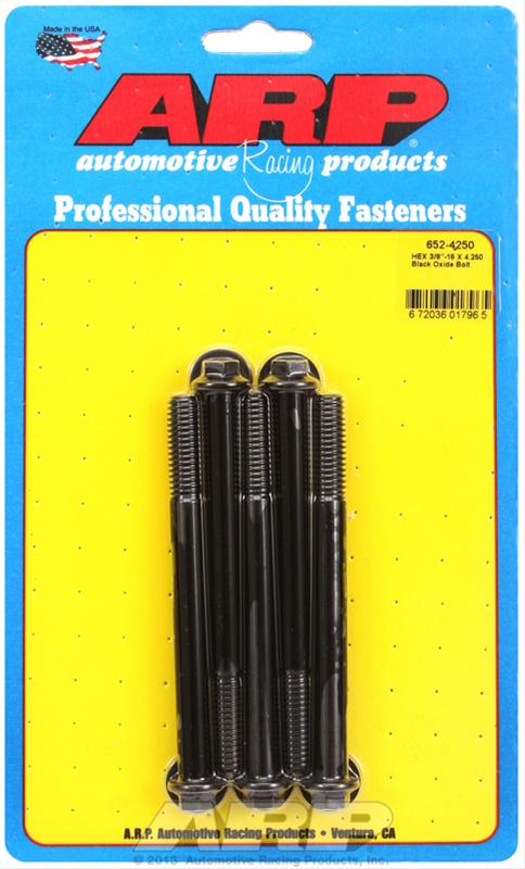 ARP ARP 3/8"-16 X 4.250 hex black oxide bolts (652-4250) SR