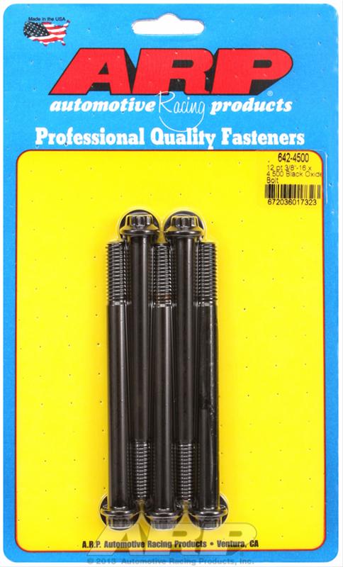 ARP ARP 3/8"-16 x 4.500 12pt black oxide bolts (642-4500) SR