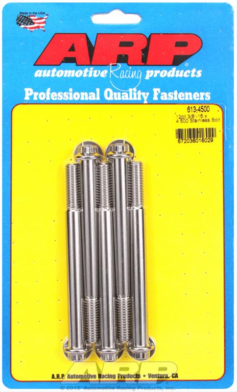 ARP ARP 3/8"-16 x 4.500 12pt SS bolts (613-4500) SR