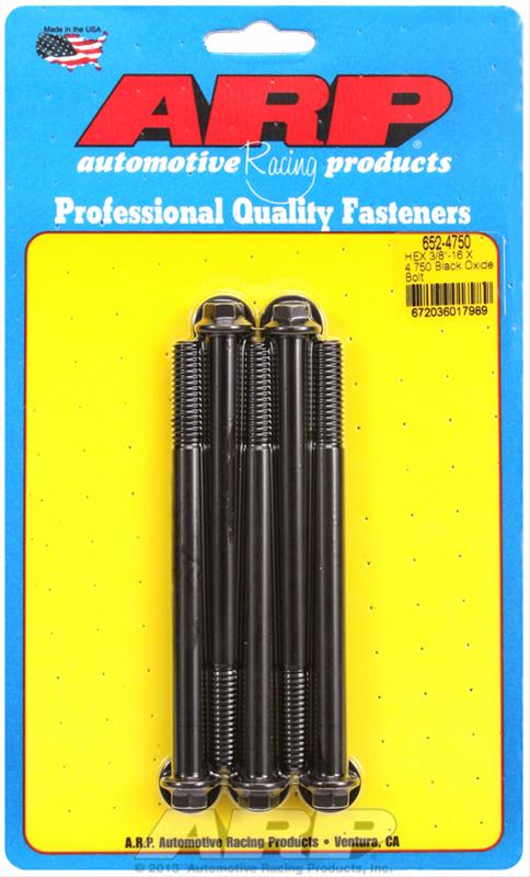 ARP ARP 3/8"-16 X 4.750 hex black oxide bolts (652-4750) SR