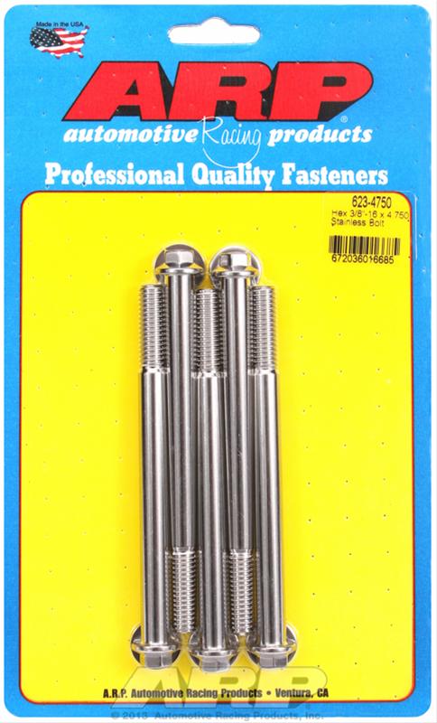 ARP ARP 3/8"-16 x 4.750 hex SS bolts (623-4750) SR