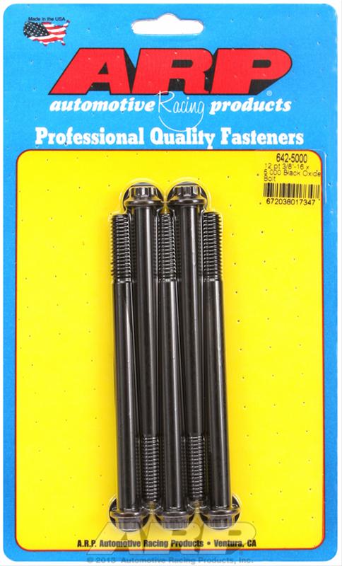 ARP ARP 3/8"-16 x 5.000 12pt black oxide bolts (642-5000) SR