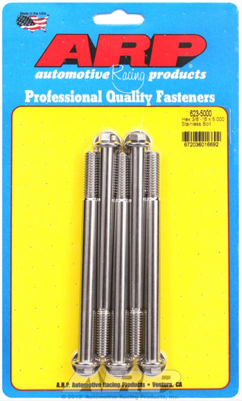 ARP ARP 3/8"-16 x 5.000 hex SS bolts (623-5000) SR