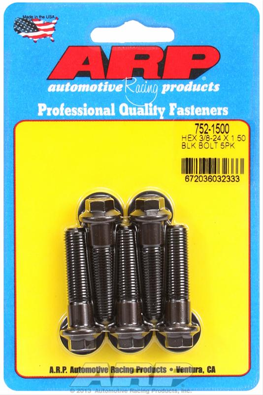 ARP ARP 3/8"-24 x 1.500 hex black oxide bolts (752-1500) SR