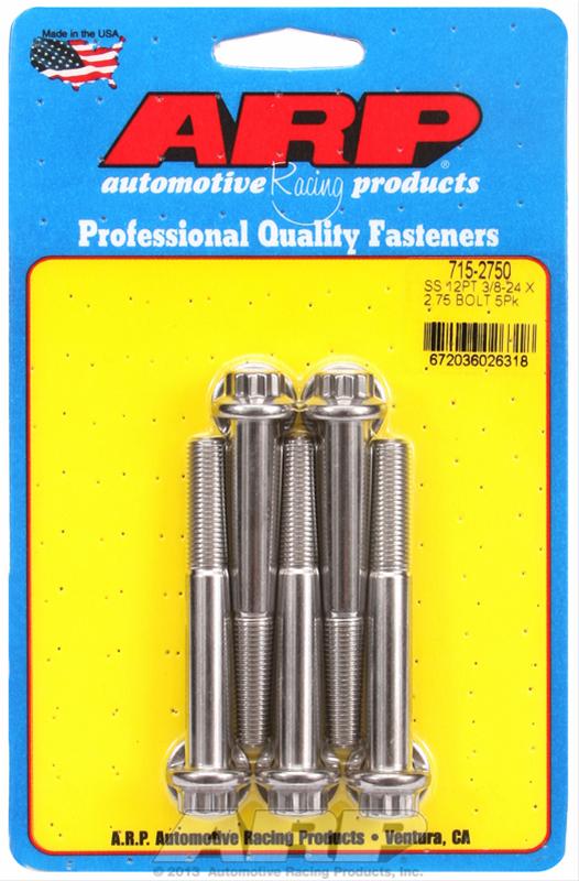 ARP ARP 3/8"-24 x 2.750 12pt 7/16 wrenching SS bolts (715-2750) SR