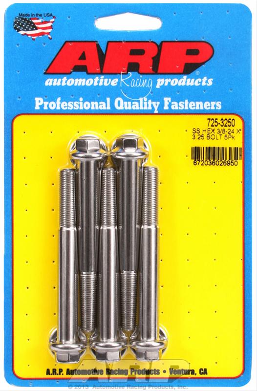 ARP ARP 3/8"-24 x 3.250 hex 7/16 wrenching SS bolts (725-3250) SR