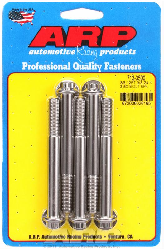 ARP ARP 3/8"-24 x 3.500 12pt SS bolts (713-3500) SR