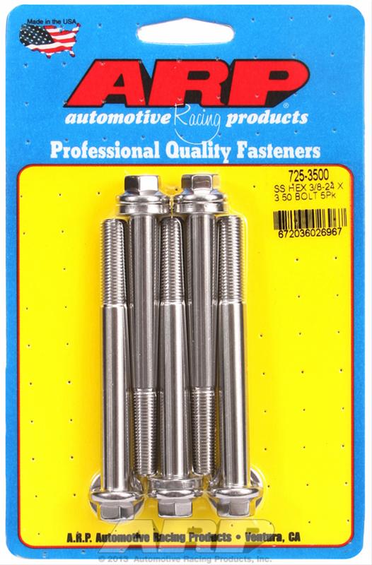 ARP ARP 3/8"-24 x 3.500 hex 7/16 wrenching SS bolts (725-3500) SR