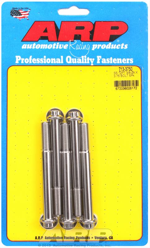 ARP ARP 3/8"-24 x 3.750 12pt SS bolts (713-3750) SR