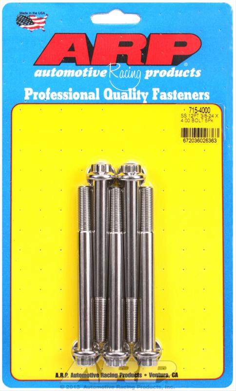 ARP ARP 3/8"-24 x 4.000 12pt 7/16 wrenching SS bolts (715-4000) SR